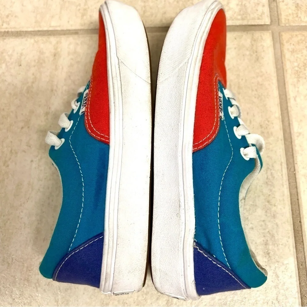 Vans Off The Wall Era Color Block Colorful Comfy Cush Canvas Shoes Womens 5M